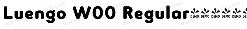 Luengo W00 Regular字体转换